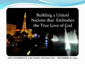 Building a United Nations that Embodies the True