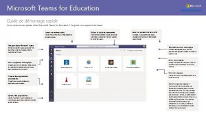 Microsoft Teams for Education Learn more about Teams