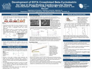 Development of EDTA Crosslinked BetaCyclodextrin for Use in