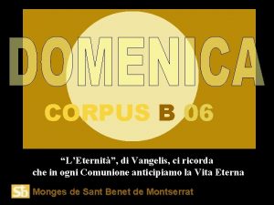 CORPUS B 06 LEternit di Vangelis ci ricorda