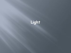 Light Light and Matter Prisms Colors Lenses Light