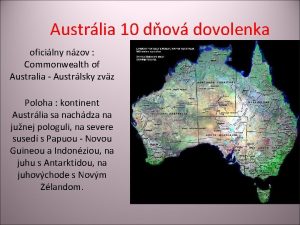 Austrlia 10 dov dovolenka oficilny nzov Commonwealth of