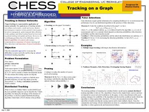 Songhwai Oh Shankar Sastry Tracking on a Graph