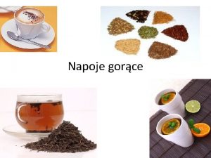 Napoje gorce Uywki to substancje lub ich mieszaniny