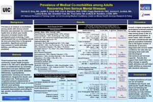 Prevalence of Medical Comorbidities among Adults Recovering from