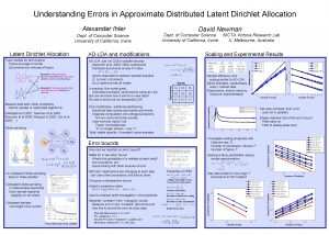 Understanding Errors in Approximate Distributed Latent Dirichlet Allocation