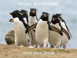 Le jour de lexpiation Vivre pour Jsus Si