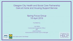 Glasgow City Health and Social Care Partnership Care