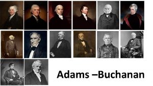 AdamsBuchanan Adams Buchanan President John Adams XYZ Affair
