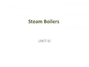 Steam Boilers UNITVI Alpha Breathing 2 mins Three