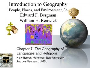 Introduction to Geography People Places and Environment 3