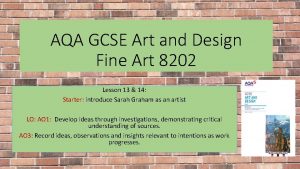 AQA GCSE Art and Design Fine Art 8202