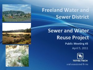 Freeland Water and Sewer District Sewer and Water