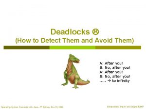 Deadlocks How to Detect Them and Avoid Them