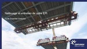 Nettoyage et entretien de votre EPI Guide Essentiel