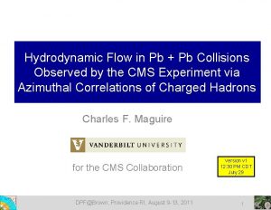 Hydrodynamic Flow in Pb Pb Collisions Observed by