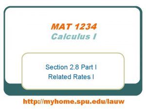 MAT 1234 Calculus I Section 2 8 Part