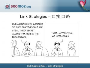 Link Strategies SES Xiamen 2007 Link Strategies Classic