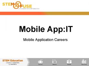 Mobile App IT Mobile Application Careers MOBILE PLATFORMS
