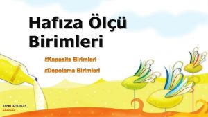 Hafza l Birimleri Ahmet SOYARSLAN biltek info l