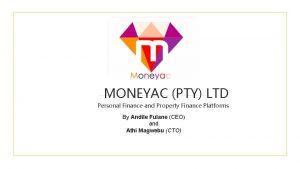 MONEYAC PTY LTD Personal Finance and Property Finance