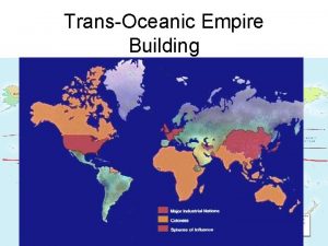 TransOceanic Empire Building Industrialization Power Goods are made