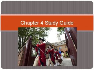 Chapter 4 Study Guide Who wrote the Pennsylvania