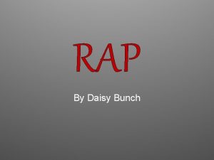 RAP By Daisy Bunch Rap Artists Lil Wayne