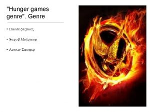 Hunger games genre Genre Walde Vazquez Jacob Mulcahy