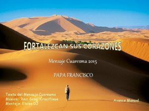 Mensaje Cuaresma 2015 PAPA FRANCISCO Texto del Mensaje