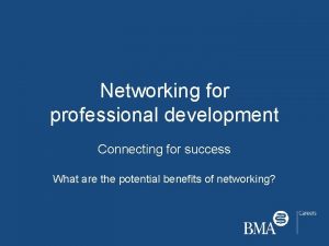 Networking for professional development Connecting for success What