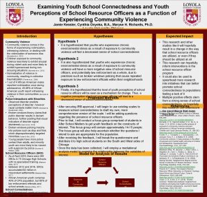 Examining Youth School Connectedness and Youth Perceptions of