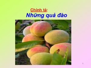 Chnh t Nhng qu o 1 Chnh t