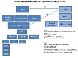 Childrens Hospital of Atlanta CHOA Emory University Model