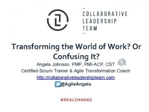 Transforming the World of Work Or Confusing It