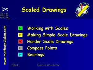 Scaled Drawings www mathsrevision com MTH 2 17