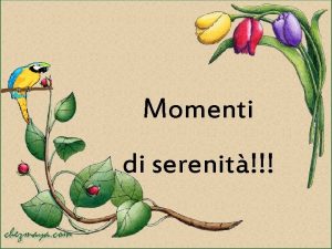 Momenti di serenit La vita Nella vita ci