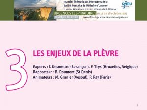 1 Atelier 3 Les enjeux de la plvre