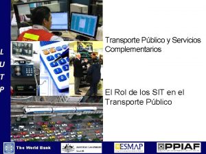 Public Transport and Transporte Pblico y Servicios Complementary