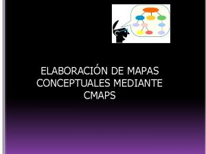 ELABORACIN DE MAPAS CONCEPTUALES MEDIANTE CMAPS Descripcin de