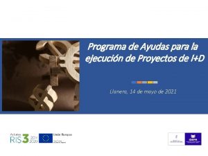 Programa de Ayudas para la ejecucin de Proyectos