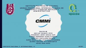 INSTITUTO POLITCNICO NACIONAL UNIDAD PROFESIONAL INTERDISCIPLINARIA DE INGENIERA