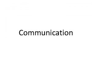 Communication Interpersonal Skills Verbal communication Being able to