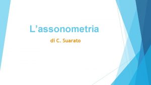 Lassonometria di C Suarato LASSONOMETRIA o meglio la