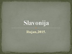 Slavonija Rujan 2015 MEMORIJALNI CENTAR NIKOLE TESLE 1