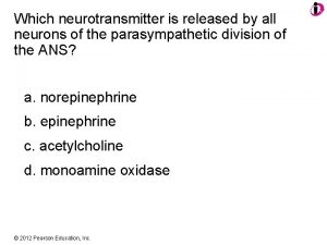 Which neurotransmitter is released by all neurons of