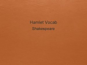 Hamlet Vocab Shakespeare Readers Notebooks Need a NEW