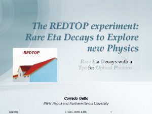 The REDTOP experiment Rare Eta Decays to Explore