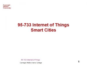 95 733 Internet of Things Smart Cities 95