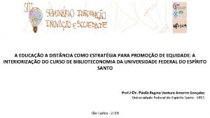 A EDUCAO A DIST NCIA COMO ESTRATGIA PARA